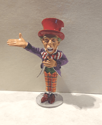 Mad Hatter from Alice in Wonderland. Pewter Miniature