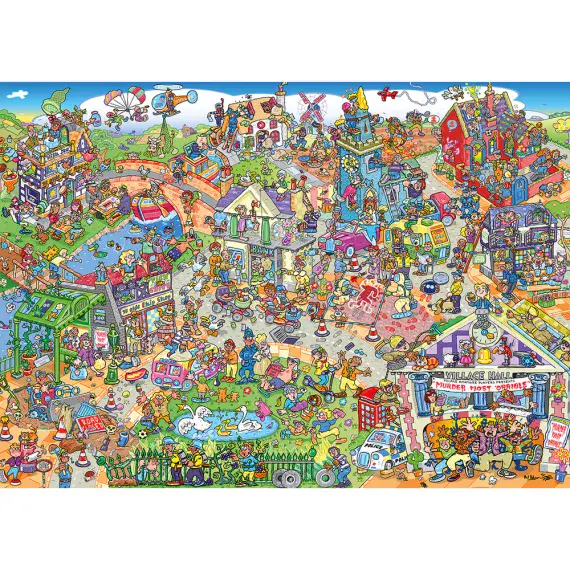Midsummer Mayhem. 1,000 piece Jigsaw by Gibsons.