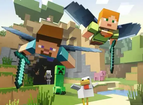 Minecraft adventures. 200 XL piece jigsaw puzzle.