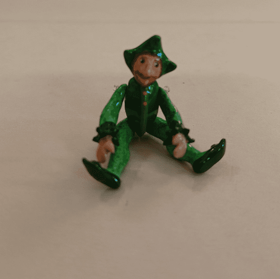 Minnie Maria, Jester. Jointed Pewter Miniature.