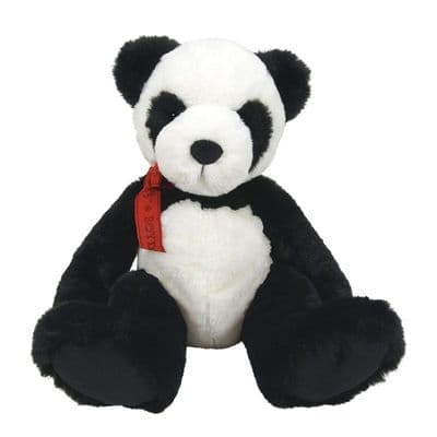 Panda P Giggles. Boyds 44cm black and white panda bear.