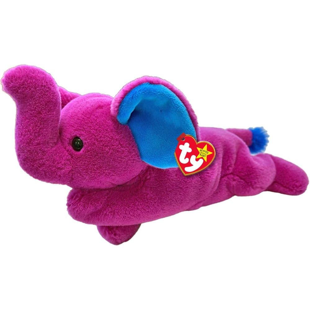 Pink elephant beanie baby new arrivals