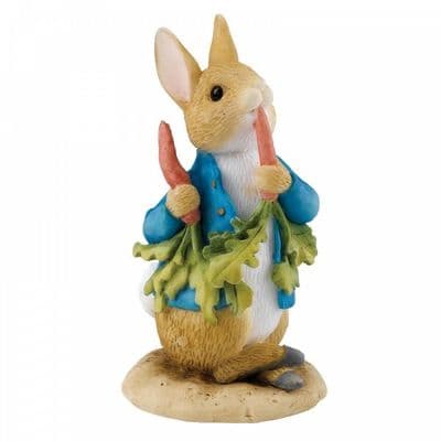 Peter Rabbit ate some radishes. Mini Figurine.