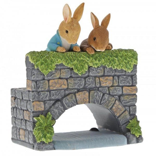 Peter Rabbit & Benjamin on the bridge A29834