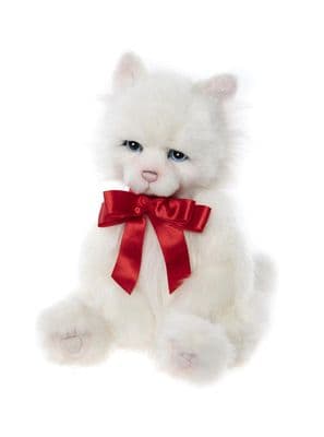 Potton, white cat  by Charlie Bears. CB242439A