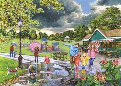 Puddles, 500 piece jigsaw puzzle by House of Puzzles.