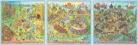 Puzzle up, 3 jigsaws-History .Ravensburger