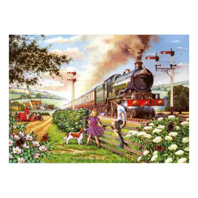 Railway Children, 500  large piece jigsaw by House of Puzzles