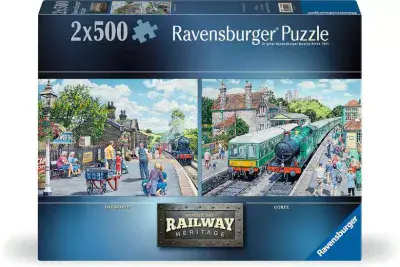 Railway Heritage 2 x 500 piece Ravensburger Jigsaws