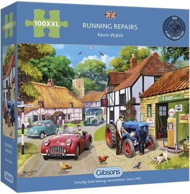 Running Repairs. 100 XXL piece jigsaw by Gibsons.