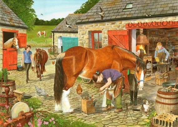 Shoe Shop. 1,000 piece Jigsaw by House of Puzzles.