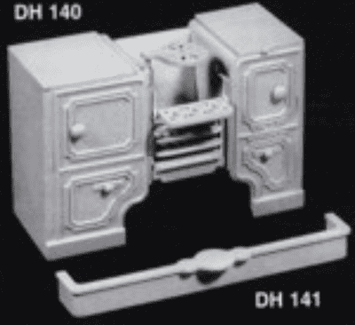Small Kitchen Range. Phoenix Dolls House Miniatures DH140