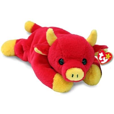Snort the Bull 2. TY retro Beanie Baby.