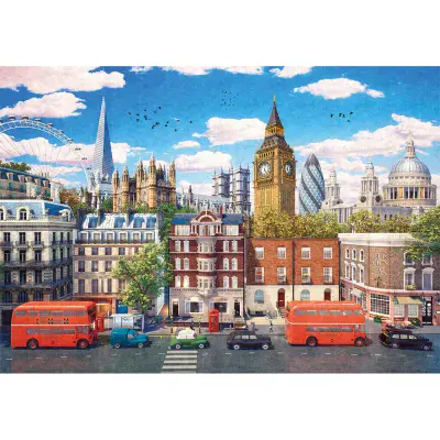 Streets of London, 500 piece jigsaw by Gibsons.