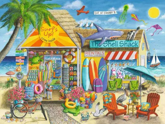 Surfs Up 1,500 piece jigsaw by Ravensburger.