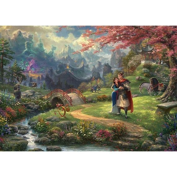 Thomas Kinkade, Mulan Blossoms of Love. 1,000 piece jigsaw.