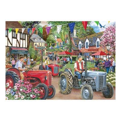 Tractor Parade, 1,000 piece Jigsaw by House of Puzzles.