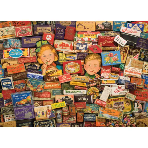 Treats that built Britain1,000 piece Gibsons Jigsaw .
