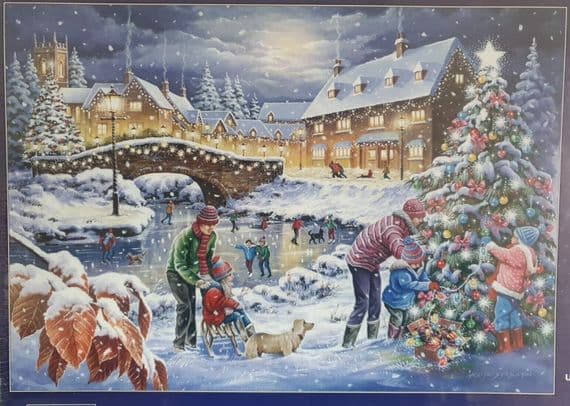 Twinkling Lights, 1,000 piece HOP jigsaw puzzle.