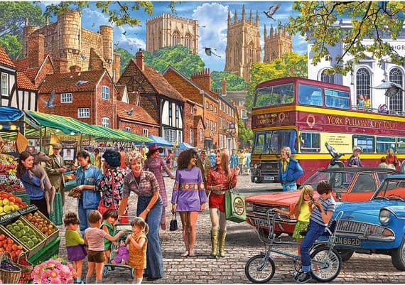 York Market. 250 XL piece jigsaw by Gibsons. G2732