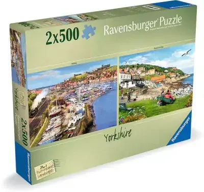 Yorkshire.  2 x 500 piece Ravensburger jigsaw puzzles.