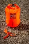 Inflatable Swimmers Dry bag - 20 litre (small) - orange