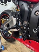 Adjustable Rearsets - Honda CBR600RR (03-06) & CBR1000RR (04-07) Race Shift.  RSH006-R.