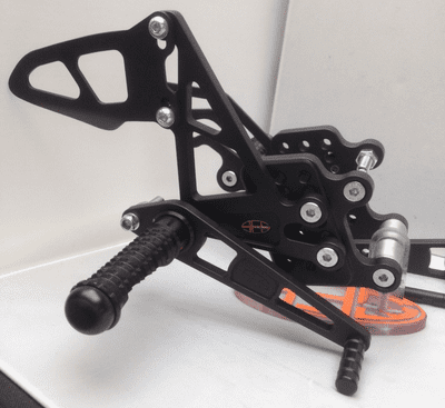 Adjustable Rearsets - Honda CBR600RR (03-06) & CBR1000RR (04-07) Race Shift.  RSH006-R.