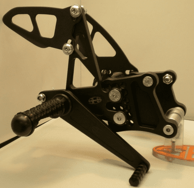 Adjustable Rearsets - Kawasaki 300 Ninja (12-17). RSK018.