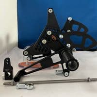 Adjustable Rearsets - Kawasaki ER6 (06-15).  RSK012/13/14.