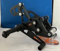 Adjustable Rearsets - Kawasaki ZX-10R (08-10). RSK011.