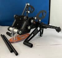 Adjustable Rearsets - Kawasaki ZX-10R (08-10). RSK011.