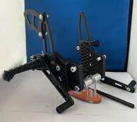 Adjustable Rearsets - Suzuki GSXR600/750 (06-18). RSS006