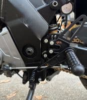 Adjustable Rearsets - Suzuki SV650 (99-10). RSS008.