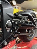 Adjustable Rearsets - Triumph 675 (06-12) Race & Road Shift. RST002-B.