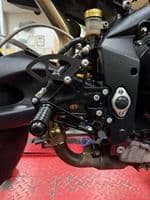 Adjustable Rearsets - Triumph 675 (06-12) Race & Road Shift. RST002-B.