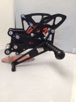 Adjustable Rearsets - Triumph 675 (06-12) Race Shift.  RST002-R.