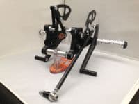 Adjustable Rearsets - Triumph 675 (06-12) Race Shift.  RST002-R.