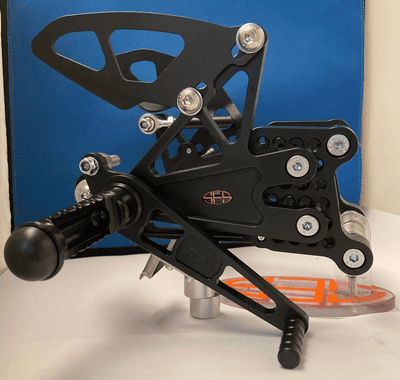 Adjustable Rearsets - Triumph 675 (13-16) Road Shift. RST004.