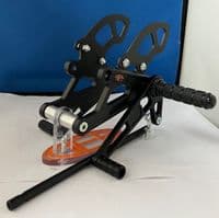Fixed Rearset: Ducati 600/750/900SS. RSD003 (BLACK)