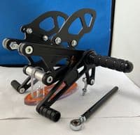 Fixed Rearset: Ducati Monster 600/750/900. RSD004 (BLACK)