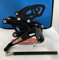 Fixed Rearset: Ducati Monster 600/750/900. RSD004 (BLACK)