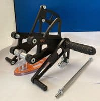 Fixed Rearsets - Kawasaki ZXR400H&L (89-99).  RSK001  BLACK
