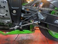 Fixed Rearsets - Kawasaki ZXR400H&L (89-99).  RSK001  BLACK