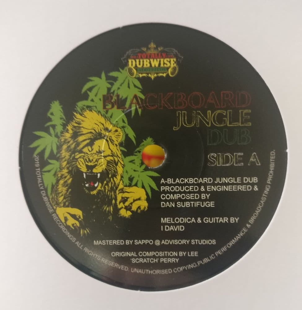 Blackboard Jungle Dub 7" Totally Dubwise Recordings