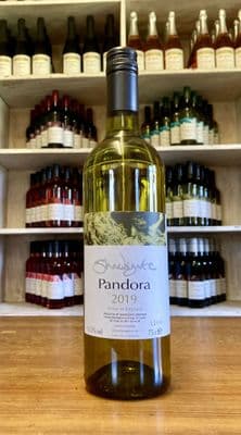 12 x Pandora 2019, medium dry white wine  10.5% abv.