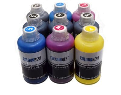 Set of 11 Bulk Inks for Epson SureColor SC-P9000