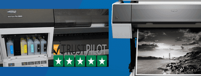 Set of Refillable Ink Cartridges for Epson Pro  9890