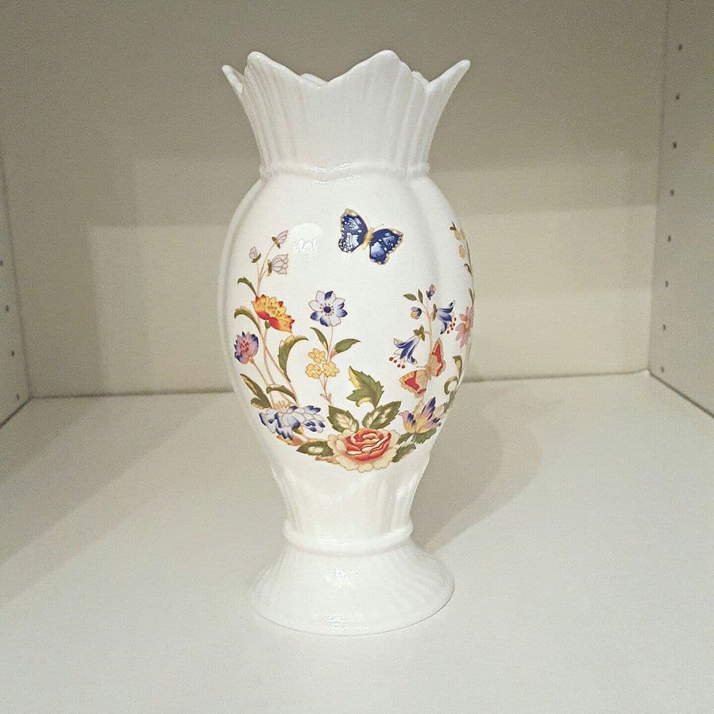Aynsley Cottage Garden Windsor Vase 8 inch