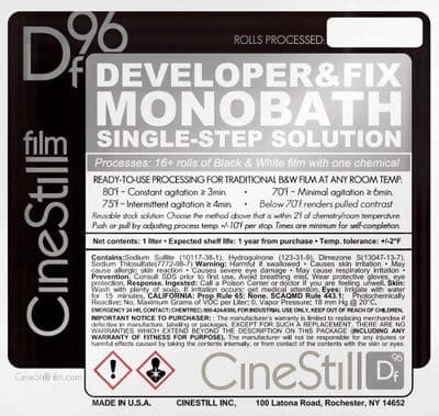 Cinestill DF96 Monobath powder
